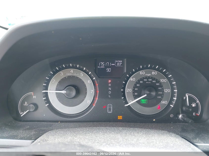 2015 Honda Odyssey Ex-L VIN: 5FNRL5H62FB118839 Lot: 39643162