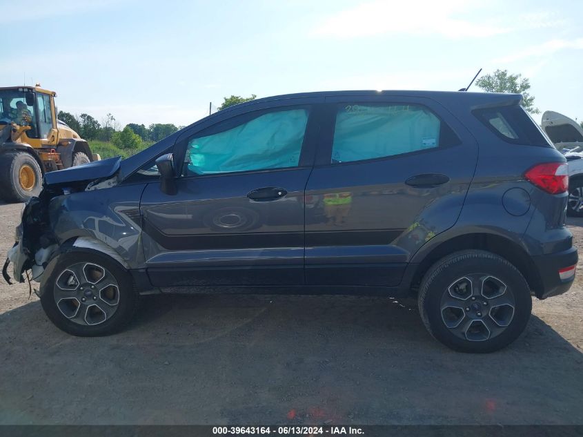 2022 Ford Ecosport S VIN: MAJ6S3FL4NC457056 Lot: 39643164