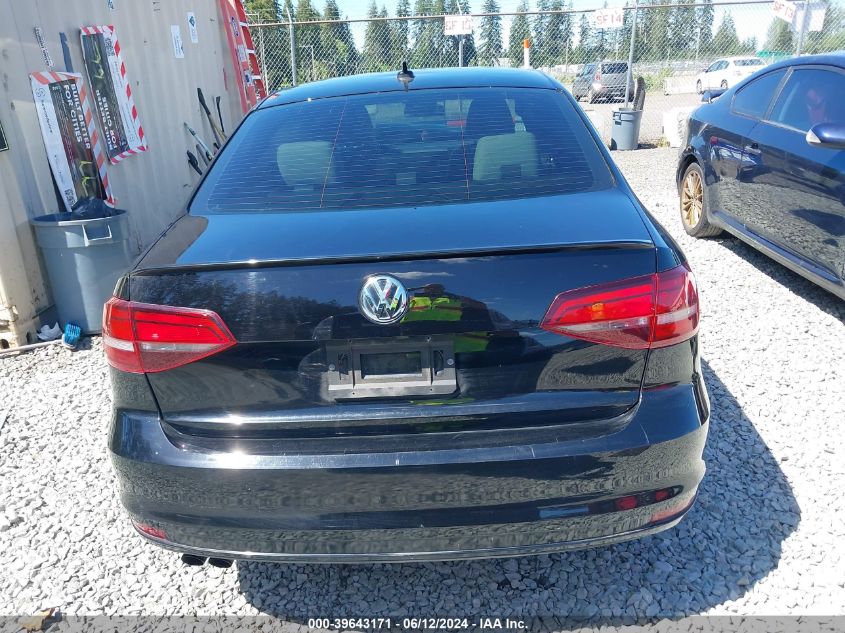 2016 Volkswagen Jetta 1.8T Sport VIN: 3VWD17AJ3GM407880 Lot: 39643171