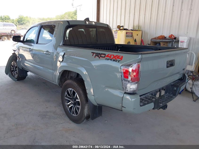 2022 Toyota Tacoma Trd Sport VIN: 3TMCZ5AN8NM532840 Lot: 39643174