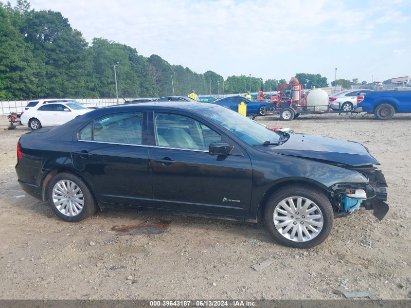 2010 Ford Fusion Hybrid VIN: 3FADP0L38AR125029 Lot: 39643187