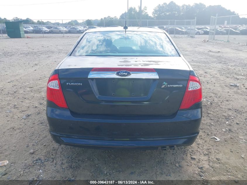 2010 Ford Fusion Hybrid VIN: 3FADP0L38AR125029 Lot: 39643187