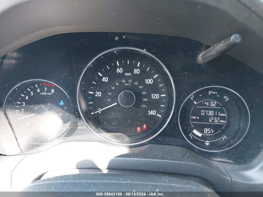 2019 Honda Hr-V Sport VIN: 3CZRU6H16KG700299 Lot: 39643188