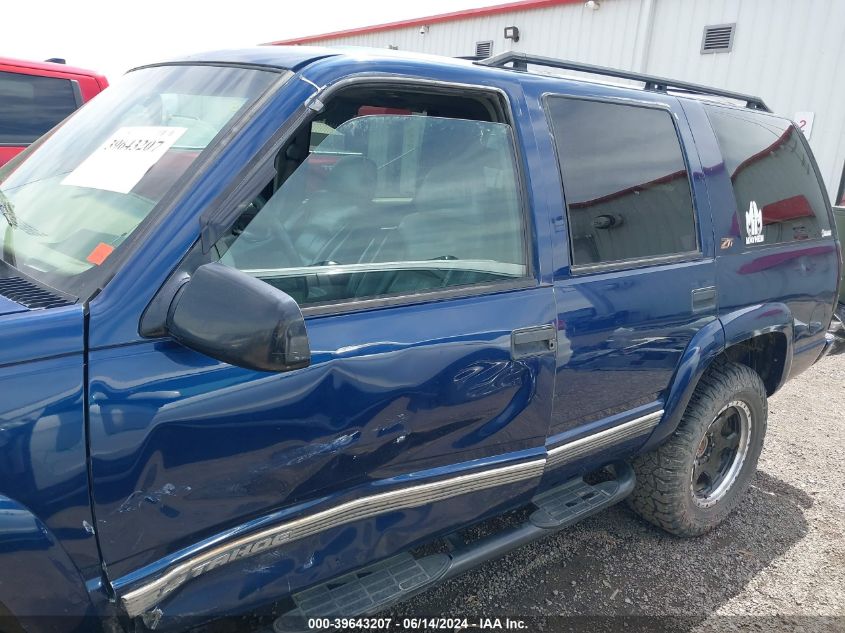 2000 Chevrolet Tahoe Z71 VIN: 1GNEK13R7YR139024 Lot: 39643207