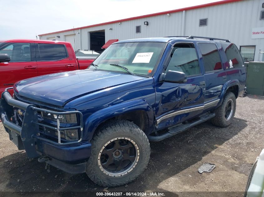 2000 Chevrolet Tahoe Z71 VIN: 1GNEK13R7YR139024 Lot: 39643207