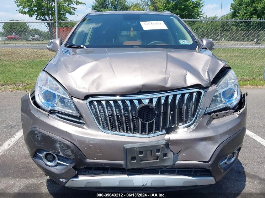 2015 Buick Encore Leather VIN: KL4CJGSB0FB040846 Lot: 39643212