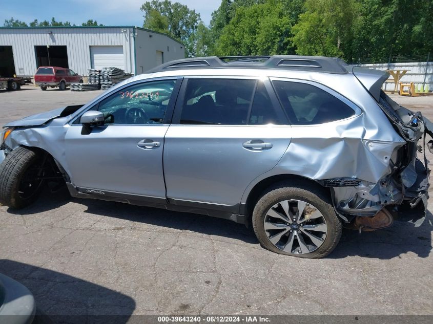 2015 Subaru Outback 2.5I Limited VIN: 4S4BSAJC7F3203813 Lot: 39643240
