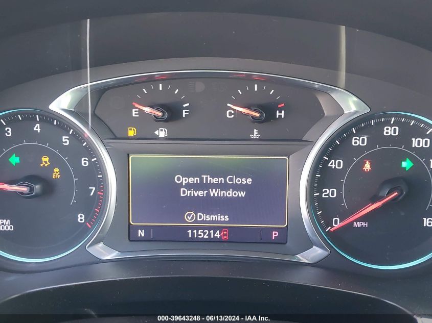 2020 Chevrolet Traverse Fwd Lt Leather VIN: 1GNERHKW9LJ220738 Lot: 39643248