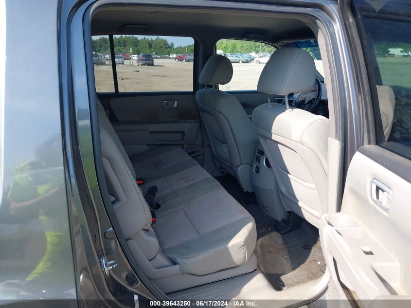 2012 Honda Pilot Ex VIN: 5FNYF3H48CB042996 Lot: 39643250