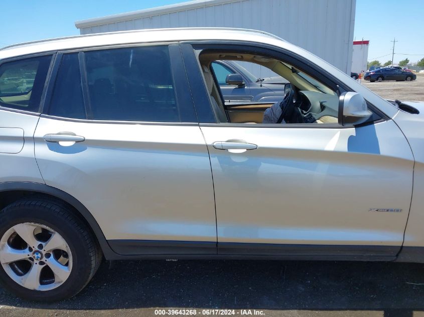 2011 BMW X3 xDrive28I VIN: 5UXWX5C52BL716618 Lot: 39643268