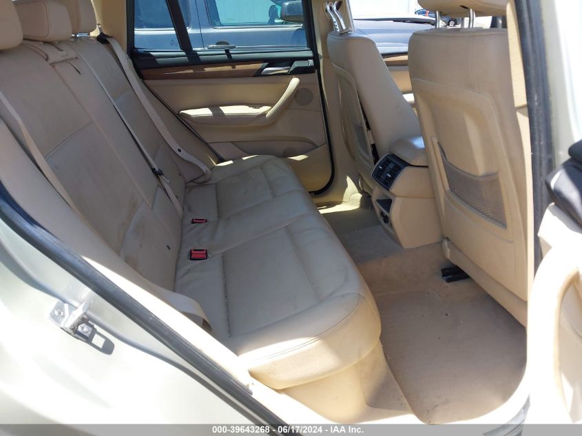 2011 BMW X3 xDrive28I VIN: 5UXWX5C52BL716618 Lot: 39643268