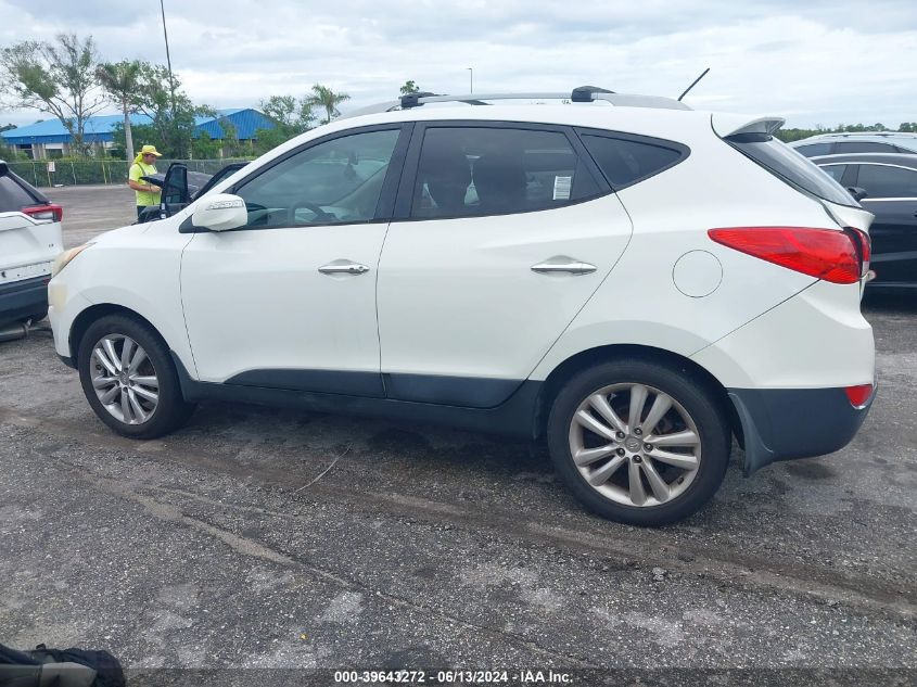 2013 Hyundai Tucson Limited VIN: KM8JU3AC0DU656681 Lot: 39643272