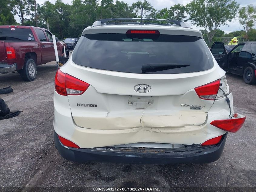 2013 Hyundai Tucson Limited VIN: KM8JU3AC0DU656681 Lot: 39643272