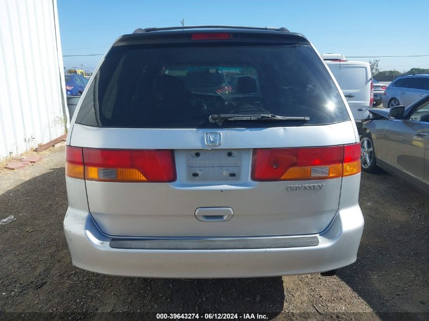 2002 Honda Odyssey Ex-L VIN: 5FNRL18742B048756 Lot: 39643274