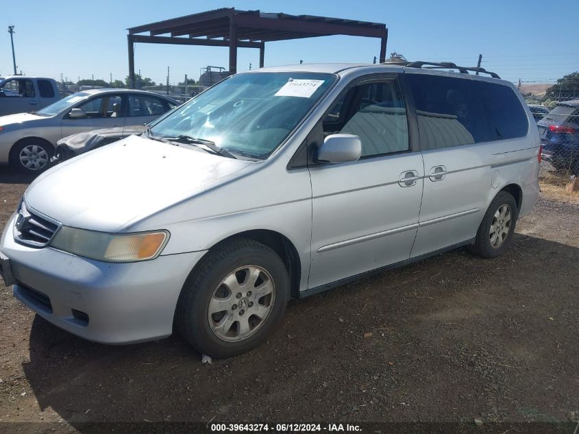 2002 Honda Odyssey Ex-L VIN: 5FNRL18742B048756 Lot: 39643274