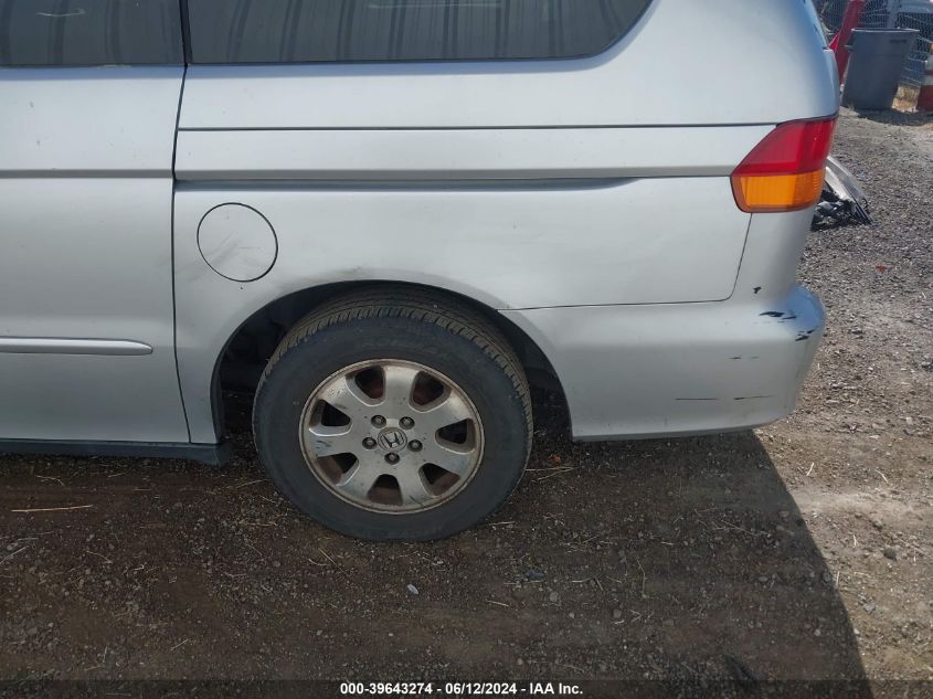 2002 Honda Odyssey Ex-L VIN: 5FNRL18742B048756 Lot: 39643274