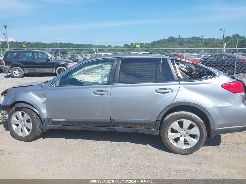 2011 Subaru Outback 2.5I Premium VIN: 4S4BRBCC4B3316580 Lot: 39643276