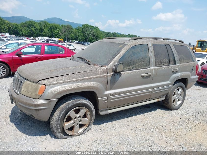 2002 Jeep Grand Cherokee Overland VIN: 1J8GW68JX2C104275 Lot: 39643323