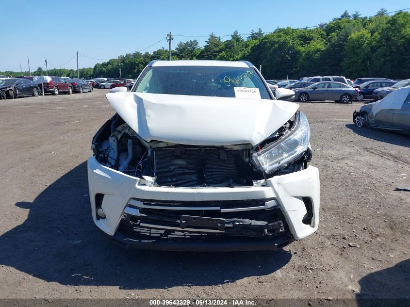 2019 Toyota Highlander Xle VIN: 5TDJZRFH7KS584067 Lot: 39643329