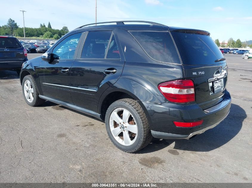 2009 Mercedes-Benz Ml 350 4Matic VIN: 4JGBB86E39A445002 Lot: 39643351