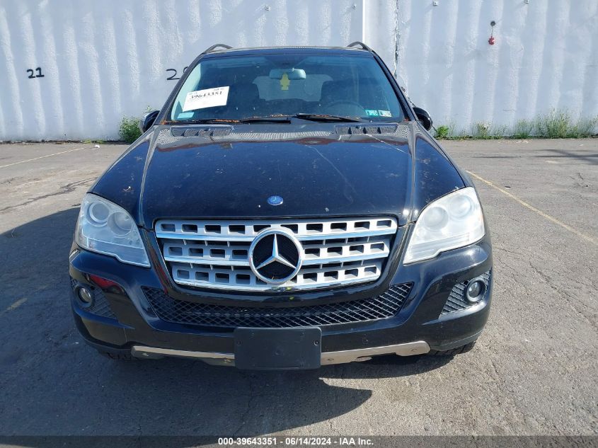 2009 Mercedes-Benz Ml 350 4Matic VIN: 4JGBB86E39A445002 Lot: 39643351