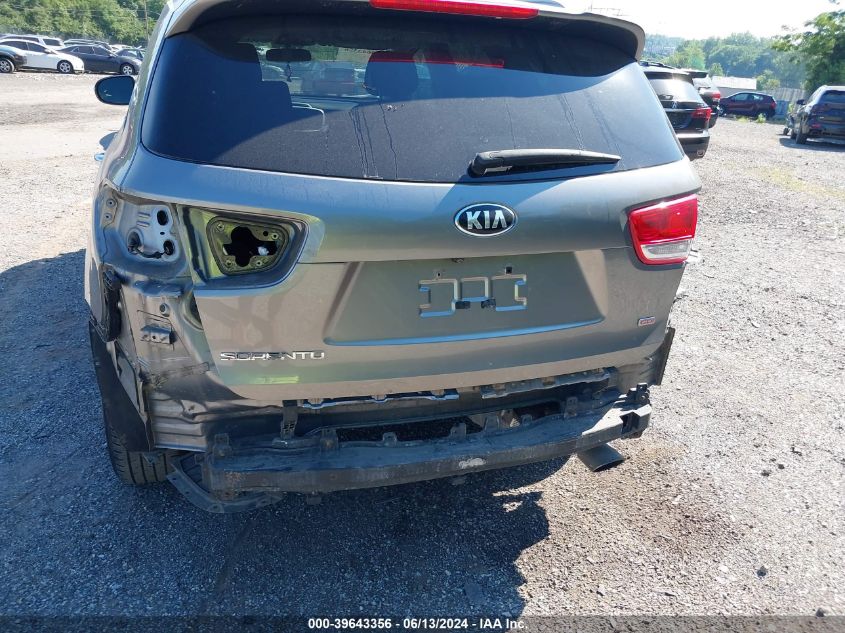 2016 Kia Sorento 2.4L Lx VIN: 5XYPG4A36GG051954 Lot: 39643356