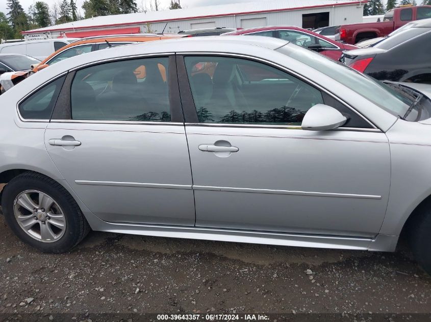 2014 Chevrolet Impala Limited Ls VIN: 2G1WA5E39E1109651 Lot: 39643357