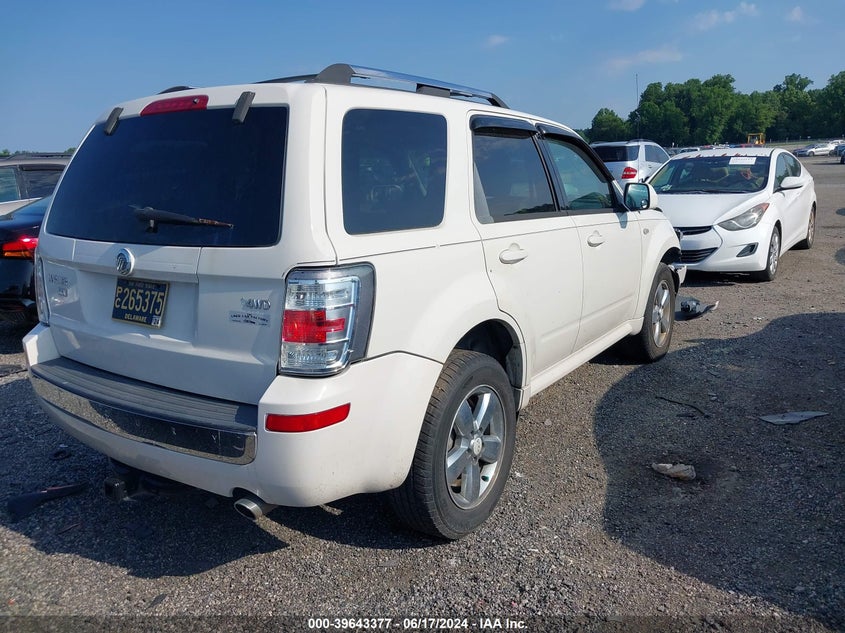 2009 Mercury Mariner Premier V6 VIN: 4M2CU97G59KJ01605 Lot: 39643377