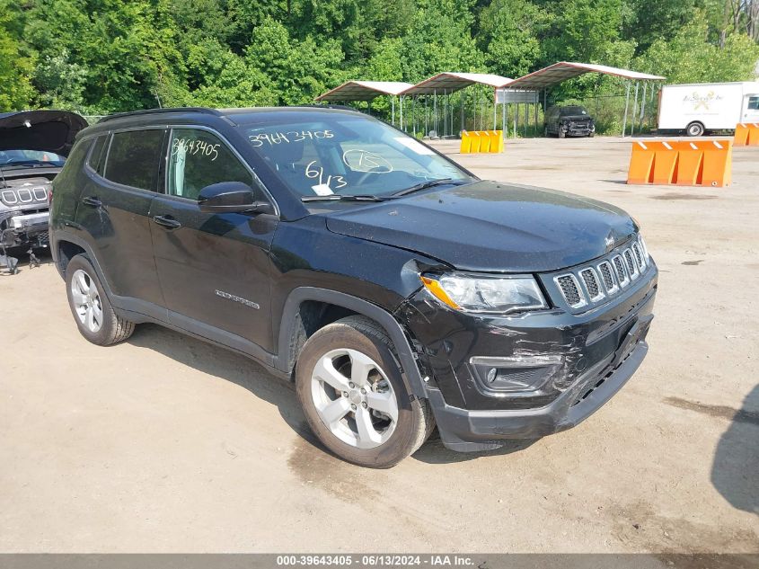 2021 Jeep Compass Latitude 4X4 VIN: 3C4NJDBBXMT566555 Lot: 39643405