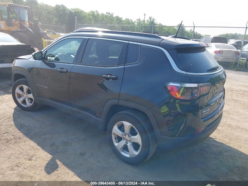 2021 Jeep Compass Latitude 4X4 VIN: 3C4NJDBBXMT566555 Lot: 39643405