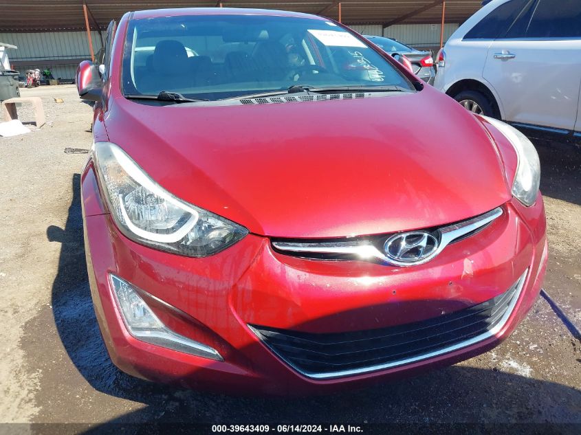 2014 Hyundai Elantra Se VIN: 5NPDH4AE1EH462315 Lot: 39643409