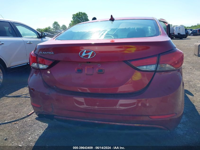 2014 Hyundai Elantra Se VIN: 5NPDH4AE1EH462315 Lot: 39643409