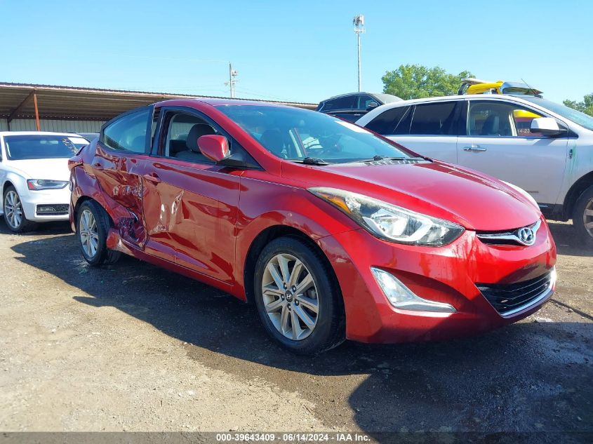 2014 Hyundai Elantra Se VIN: 5NPDH4AE1EH462315 Lot: 39643409