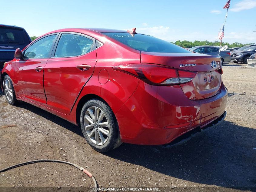 2014 Hyundai Elantra Se VIN: 5NPDH4AE1EH462315 Lot: 39643409