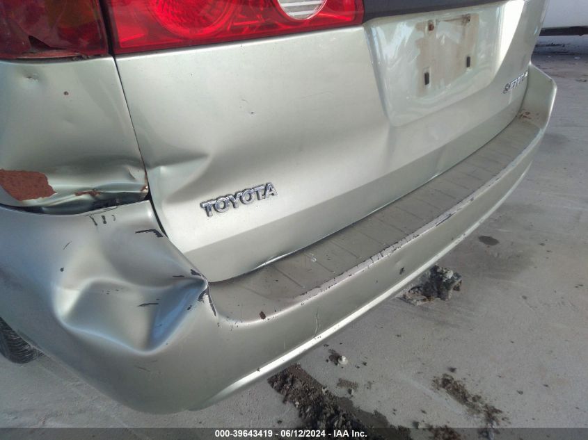 2006 Toyota Sienna Ce VIN: 5TDZA23C76S479951 Lot: 39643419