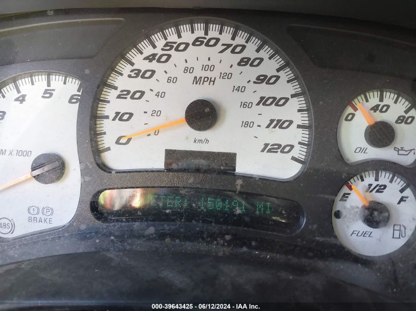 2003 Chevrolet Avalanche 1500 VIN: 3GNEC13T33G230986 Lot: 39643425