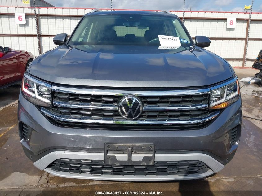 2021 Volkswagen Atlas 3.6L V6 Sel VIN: 1V2ER2CA1MC582821 Lot: 39643427