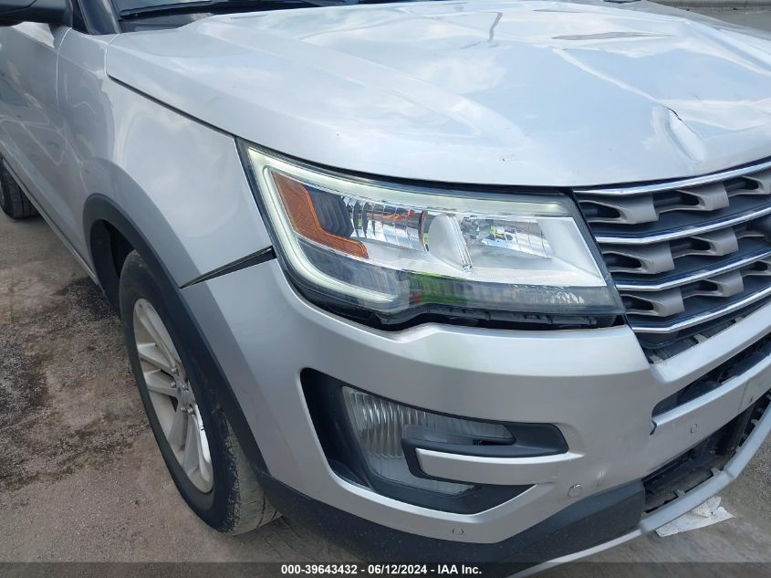 2016 Ford Explorer Xlt VIN: 1FM5K7D84GGB58167 Lot: 39643432