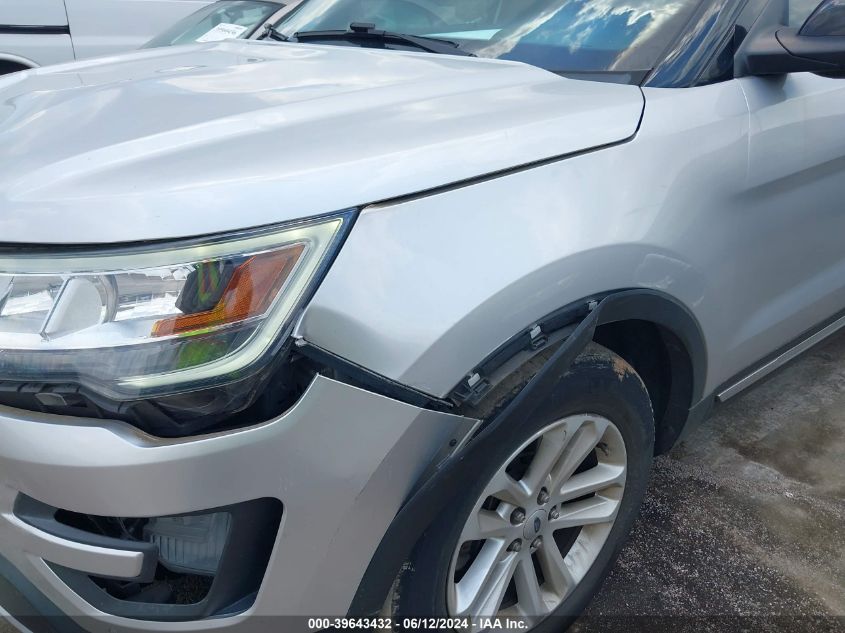 2016 Ford Explorer Xlt VIN: 1FM5K7D84GGB58167 Lot: 39643432