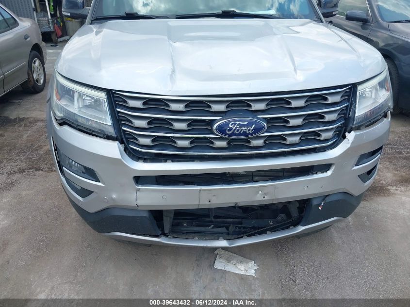 2016 Ford Explorer Xlt VIN: 1FM5K7D84GGB58167 Lot: 39643432