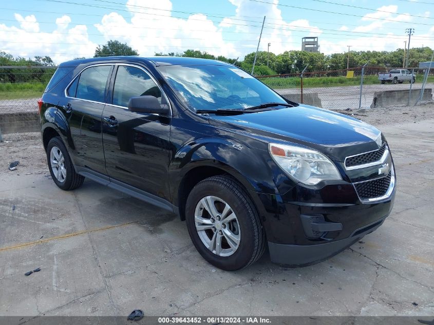 2013 CHEVROLET EQUINOX LS - 2GNALBEK9D6298974