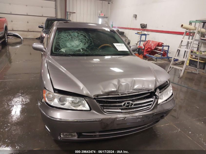 2006 Hyundai Azera VIN: KMHFC46F16A121039 Lot: 39643474