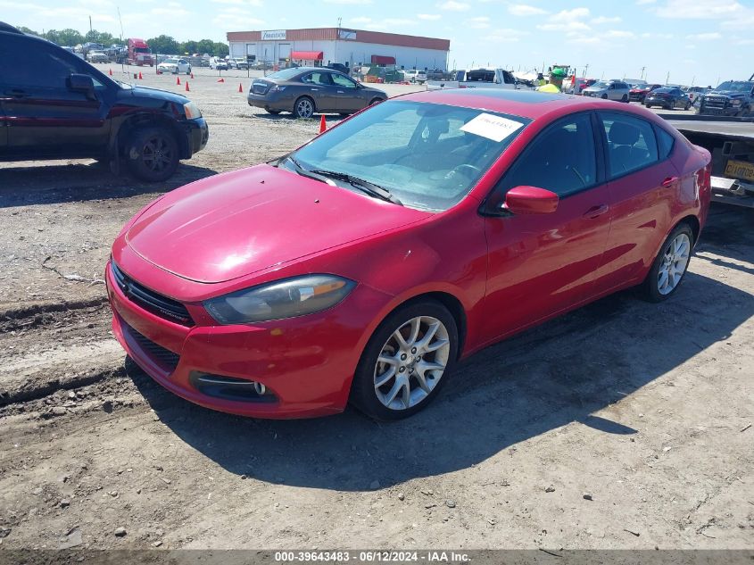 2013 Dodge Dart Sxt VIN: 1C3CDFBA6DD333977 Lot: 39643483