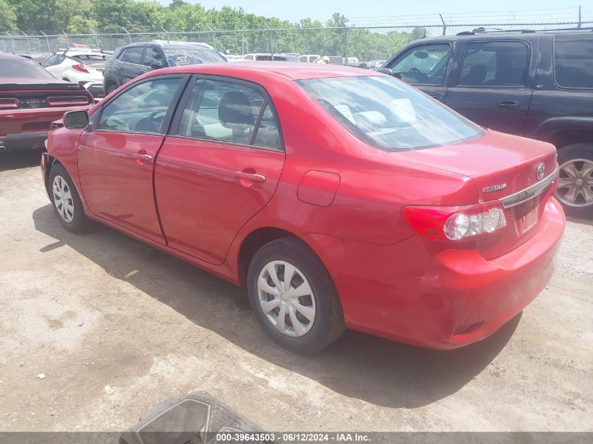 2011 Toyota Corolla Le VIN: 2T1BU4EE3BC705876 Lot: 39643503