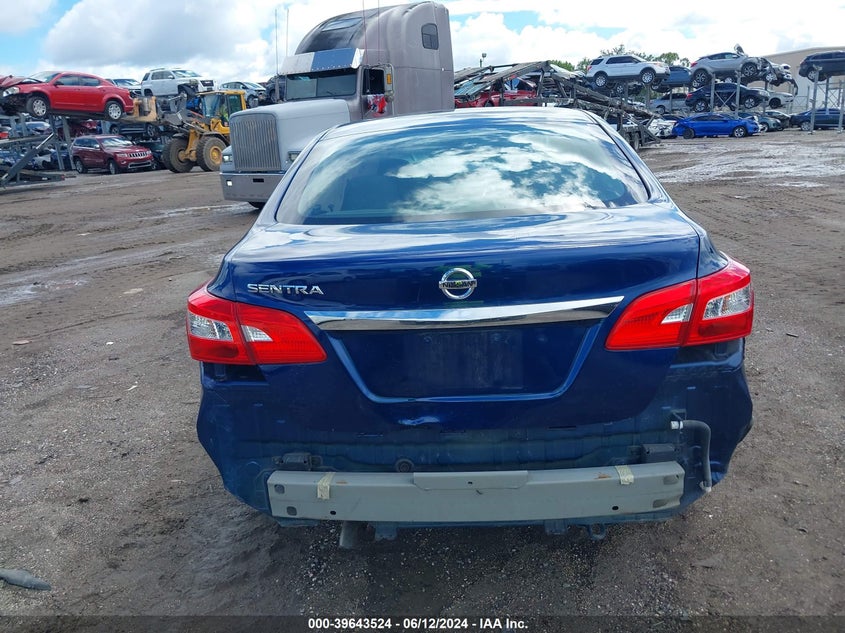 2018 Nissan Sentra S VIN: 3N1AB7APXJY324179 Lot: 39643524