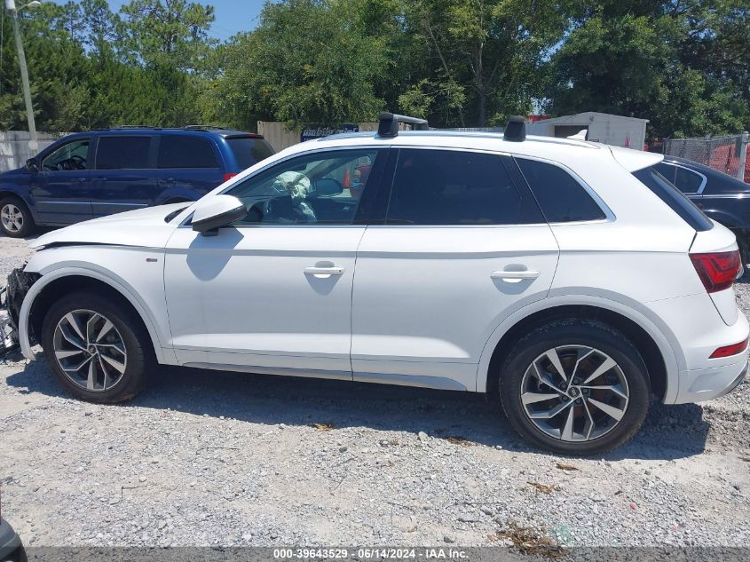 2023 Audi Q5 Premium Plus 45 Tfsi S Line Quattro VIN: WA1EAAFY4P2100293 Lot: 39643529