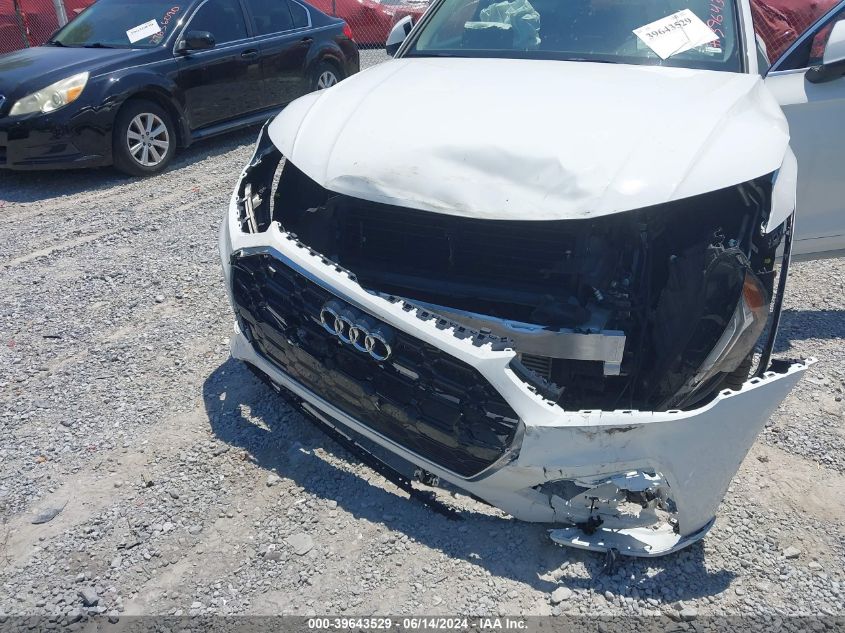 2023 Audi Q5 Premium Plus 45 Tfsi S Line Quattro VIN: WA1EAAFY4P2100293 Lot: 39643529