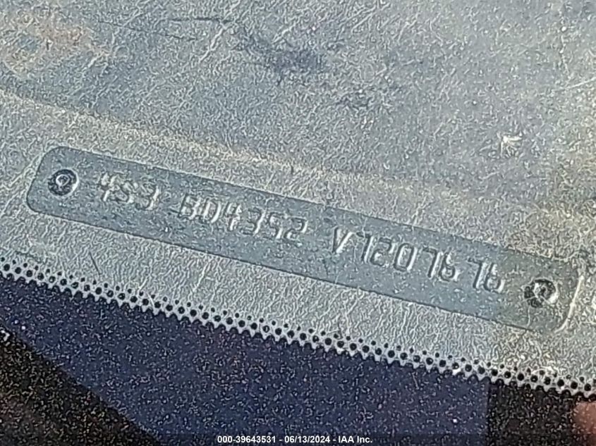 1997 Subaru Legacy L VIN: 4S3BD4352V7207676 Lot: 39643531