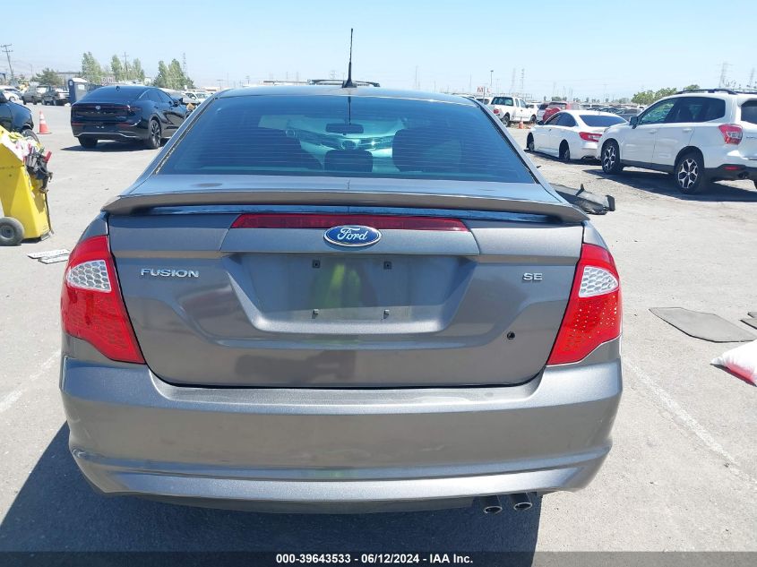 2012 Ford Fusion Se VIN: 3FAHP0HA2CR218897 Lot: 39643533