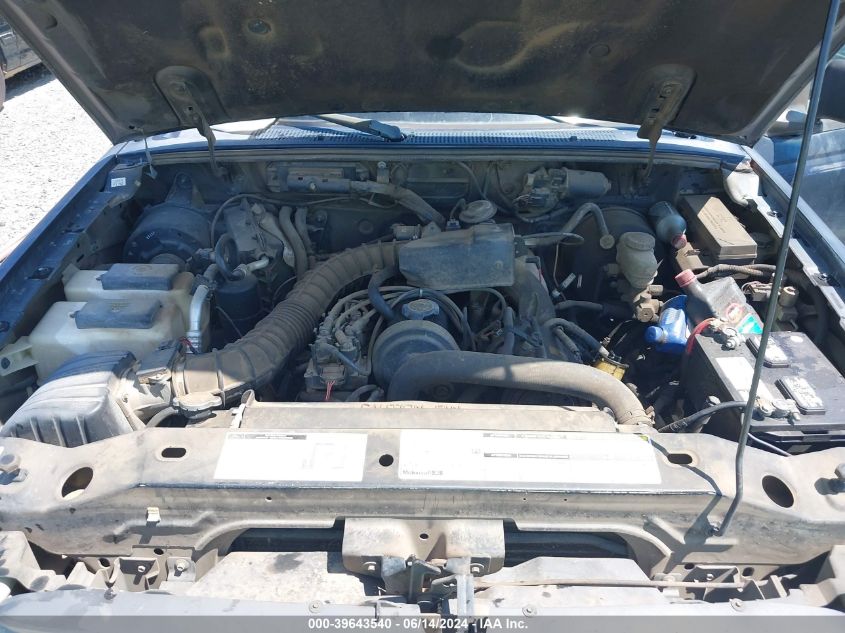 1998 Ford Ranger Splash/Xl/Xlt VIN: 1FTYR10C7WTA38759 Lot: 39643540